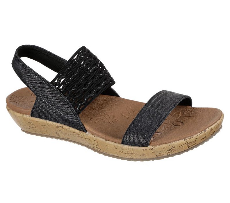 Skechers Brie - Most Wanted - Womens Sandals Black [AU-EB9672]